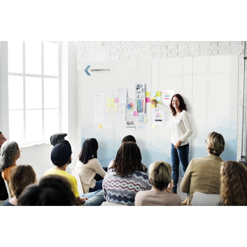 magnetoplan tableau blanc Infinity Wall X, 880×1180 mm, blanc, surface émaillée